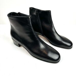 Cole Haan Gillian Black Napp Boots